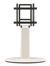 画像1: 木製サイネージ　エリプス　垂直タイプ　ホワイトハイグロス (1)